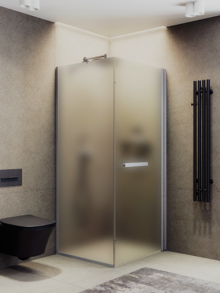 Изображение товара Душевой уголок MaybahGlass MGY-1350-5 (сатин стекло/хром матовый)