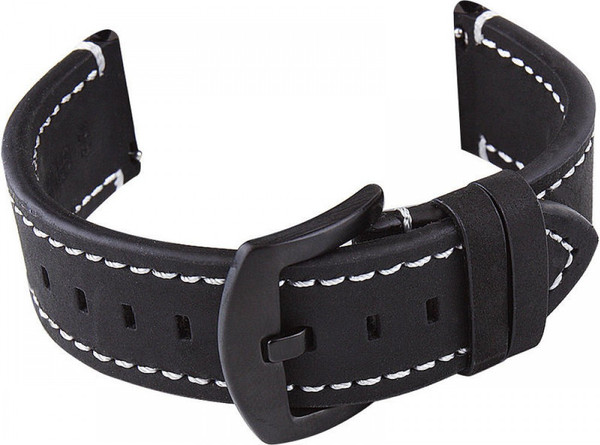 Изображение товара Ремешок для умных часов Rumi Leather GT3 20мм (матовый черный)