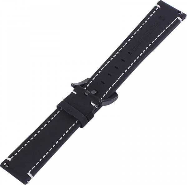 Изображение товара Ремешок для умных часов Rumi Leather GT3 22мм (матовый черный)