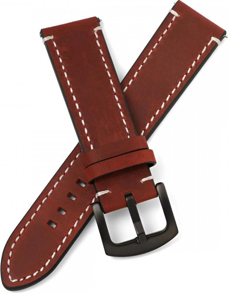 Изображение товара Ремешок для умных часов Rumi Leather GT3 22мм (темно-красный)