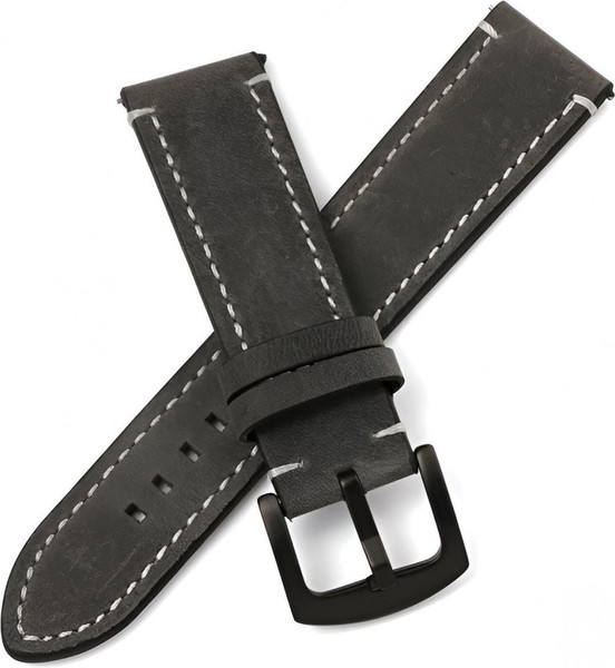Изображение товара Ремешок для умных часов Rumi Leather GT3 22мм (темно-серый)