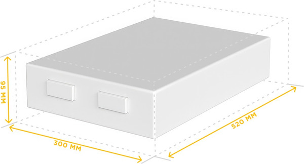 Изображение товара Крыша для улья Lyson Для 6-рамочного улья 520x300 / W1165Y (желтый)