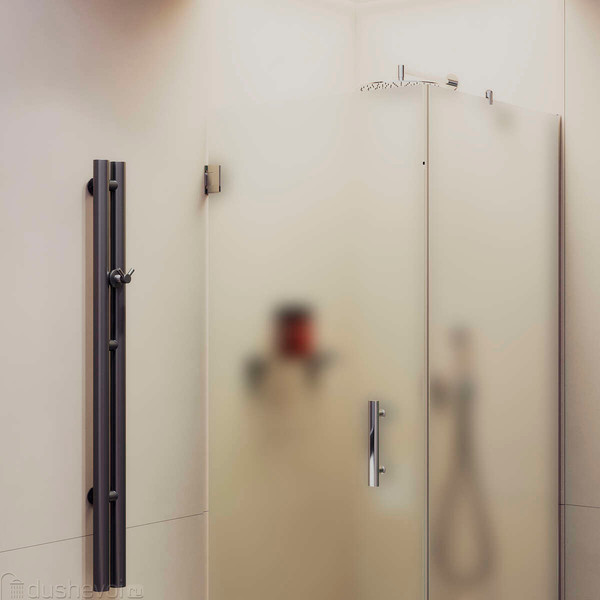 Изображение товара Душевой уголок MaybahGlass MGY-1305-4 (сатин стекло/хром глянцевый)