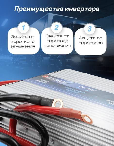 Изображение товара Автомобильный инвертор Forsage F-JBHI-1500 (58880)