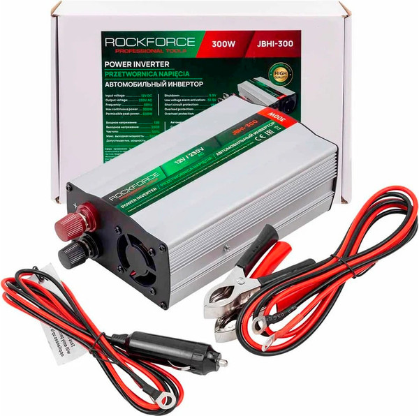 Изображение товара Автомобильный инвертор RockForce RF-JBHI-300 (58875)