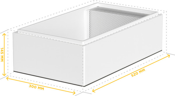 Изображение товара Кормушка для улья Lyson Для 6-рамочного улья 520x300 / W1170 (неокрашенный)