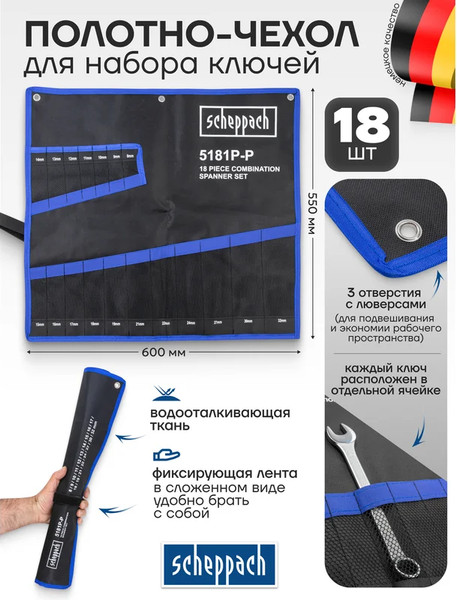 Изображение товара Органайзер для инструментов Scheppach Sch-5181P-P (59120)