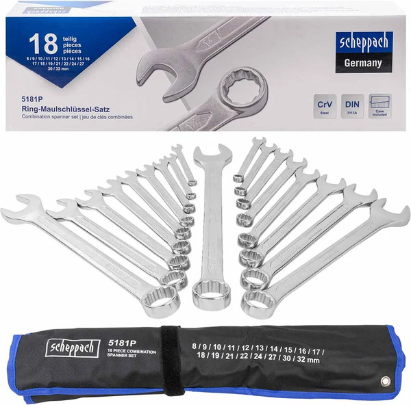 Изображение товара Набор ключей Scheppach Sch-5181P (59128)