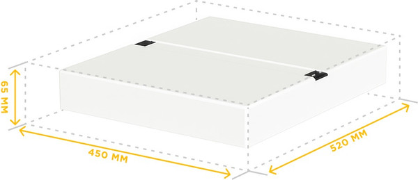 Изображение товара Крыша для улья Lyson Универсальная. Для 10-рамочного улья 520x450 / W101550GR (серый)