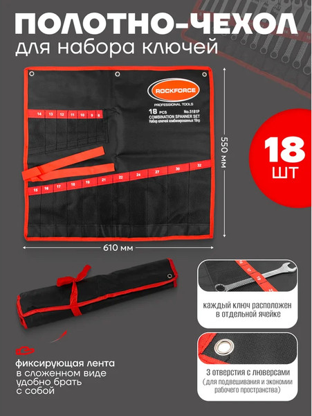 Изображение товара Органайзер для инструментов RockForce RF-5181P-P  (59137)