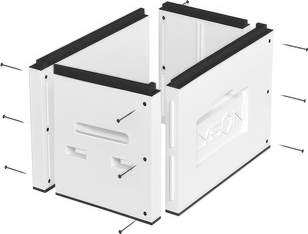 Изображение товара Корпус для улья Lyson Дадан Сборный Для 6-рамочного улья 435x300 / WSB1162 (неокрашенный)