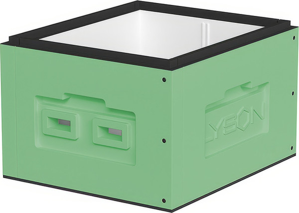 Изображение товара Корпус для улья Lyson Дадан Сборный Для 10-рамочного улья 435x300 / WSB1017G (зеленый)