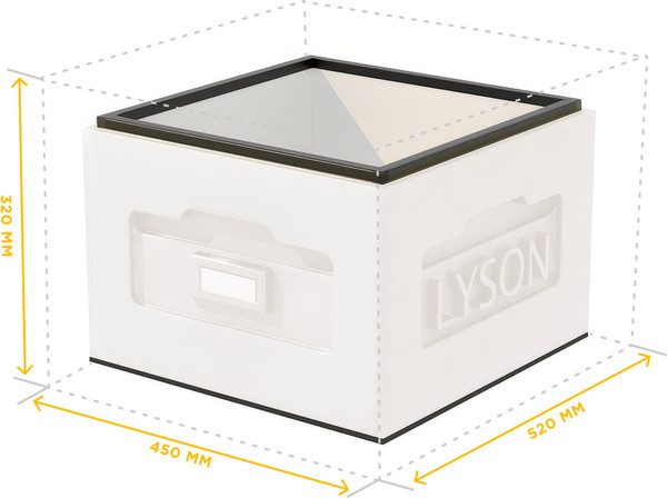 Изображение товара Корпус для улья Lyson Дадан Для 10-рамочного улья 435x300 / W1017 (синий)