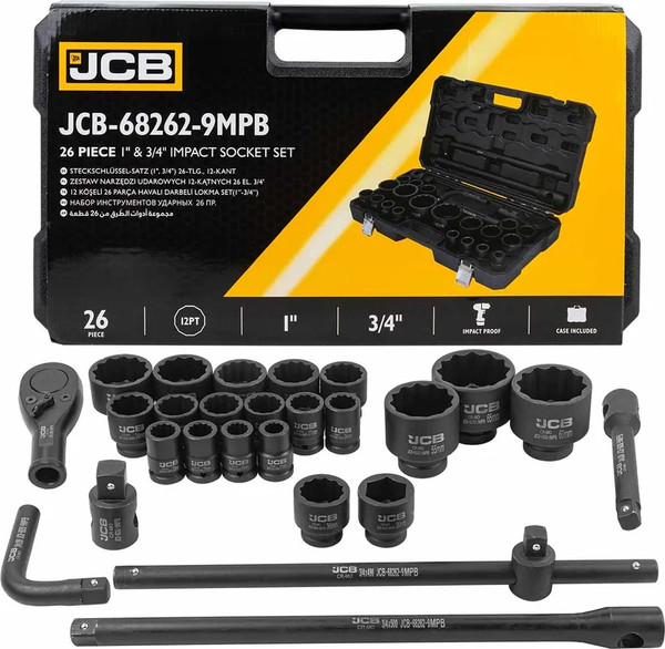 Изображение товара Универсальный набор инструментов JCB 68262-9MPB (59044)