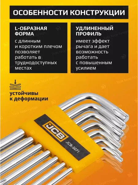 Изображение товара Набор ключей JCB 5071 (59 311)