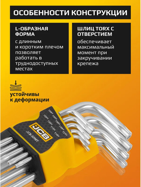 Изображение товара Набор ключей JCB 5098T (59316)