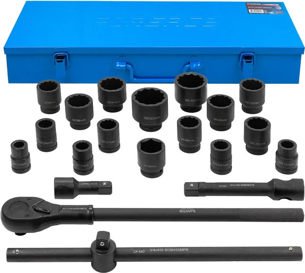 Изображение товара Набор головок слесарных Forsage F-6212-9MPB(59087)