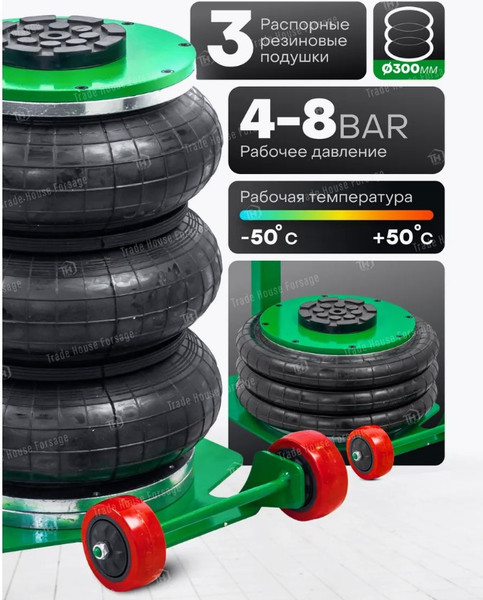 Изображение товара Подкатной домкрат RockForce RF-TRA1813 (59734)