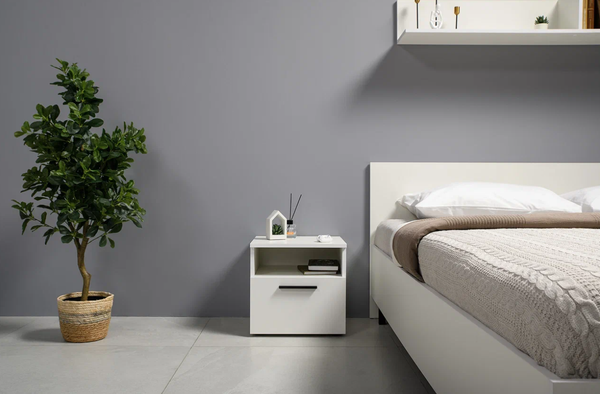 Изображение товара Прикроватная тумба Mobi Эйр 16.12 (белый PE шагрень)