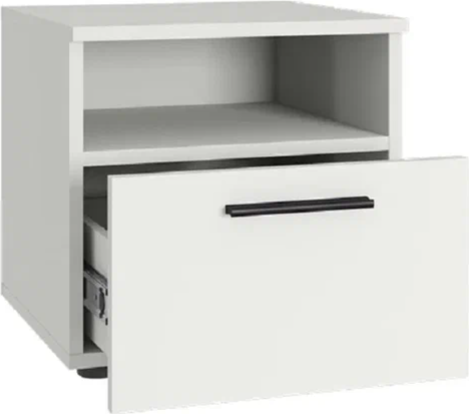 Изображение товара Прикроватная тумба Mobi Эйр 16.12 (белый PE шагрень)