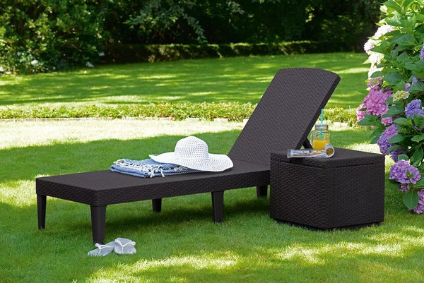 Изображение товара Шезлонг Keter Jaipur / 255891 (коричневый)