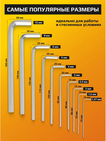 Изображение товара Набор ключей JCB 5102L (59741)