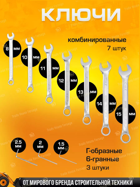 Изображение товара Универсальный набор инструментов JCB 4821-5DS (59773)