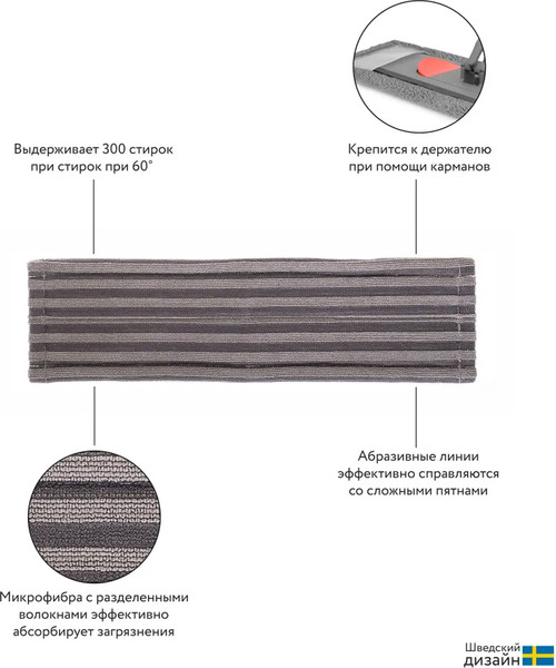 Изображение товара Швабра-моп Nordic Stream NSN1