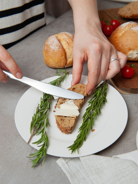 Изображение товара Набор столовых ножей HomeQueen Вкус 77221 (2шт)