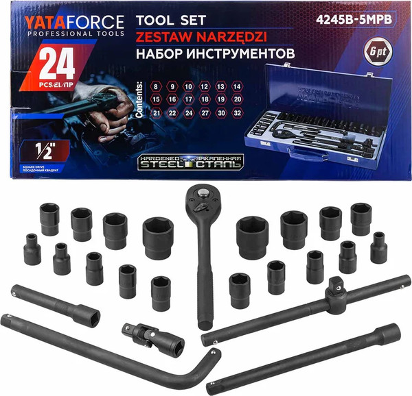 Изображение товара Универсальный набор инструментов Yataforce YF-4245B-5MPB (59961)