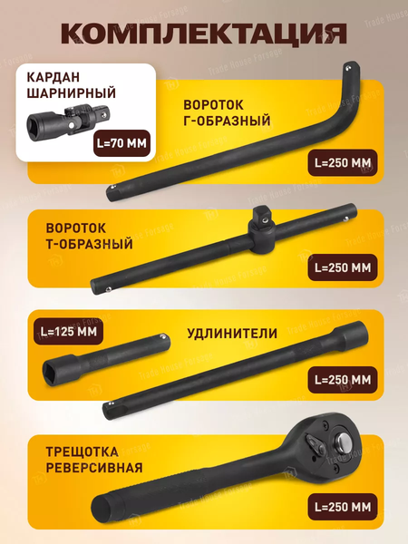 Изображение товара Универсальный набор инструментов Forstime FT-4245B-5MPB (59962)