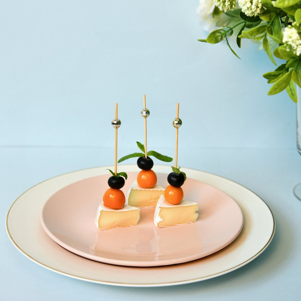 Изображение товара Набор шпажек для канапе Мультидом Диско-шар BJ80-602 (24шт, серебристый)