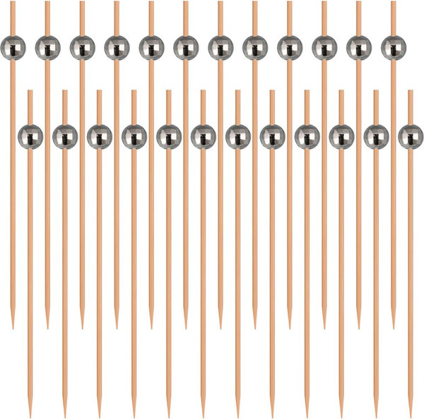 Изображение товара Набор шпажек для канапе Мультидом Диско-шар BJ80-602 (24шт, серебристый)