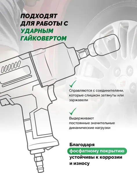 Изображение товара Универсальный набор инструментов RockForce RF-6212-9MPB (59089)