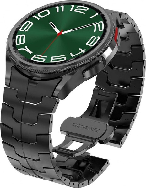 Изображение товара Ремешок для умных часов Rumi Iron для Galaxy Watch 4/5/6/7/FE (черный)