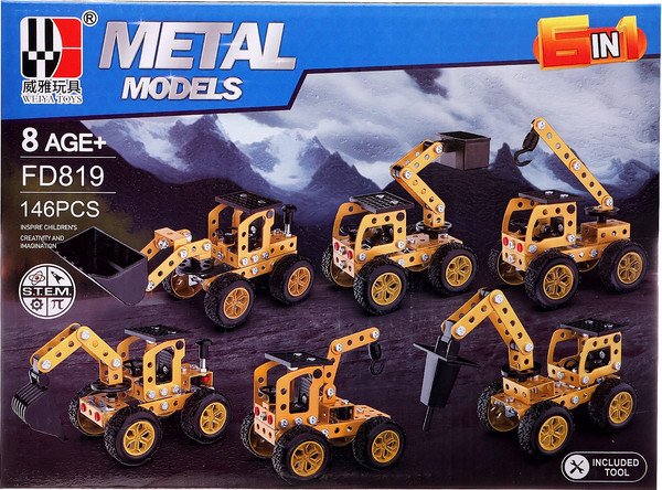 Изображение товара Конструктор Sima-Land Строительная техника FD819 / 10660419 (146эл)