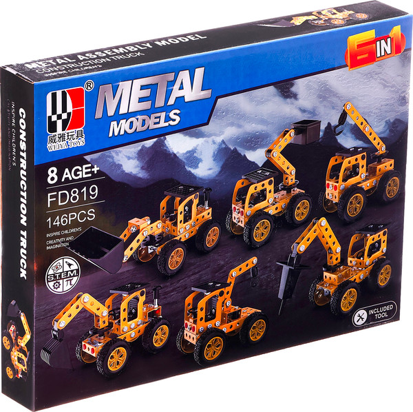 Изображение товара Конструктор Sima-Land Строительная техника FD819 / 10660419 (146эл)