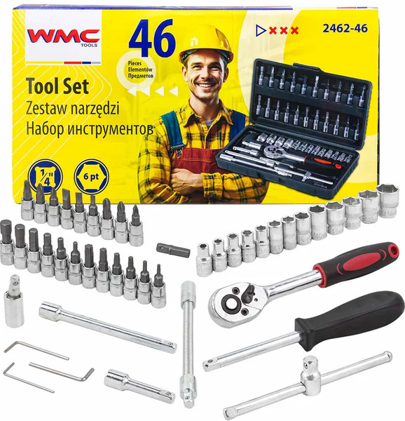 Изображение товара Универсальный набор инструментов WMC Tools WMC-2462-46 (60245)