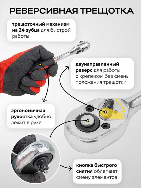 Изображение товара Универсальный набор инструментов WMC Tools WMC-2462-46 (60245)