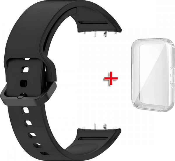 Изображение товара Ремешок для умных часов Rumi Sport для Galaxy Fit3 (черный/прозрачный)