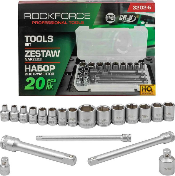 Изображение товара Универсальный набор инструментов RockForce RF-3202-5  (60270)