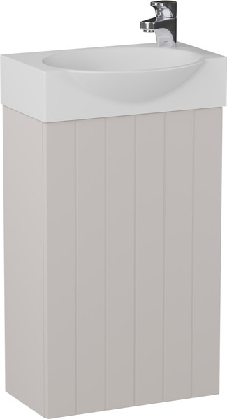 Изображение товара Тумба с умывальником Lauter Из искусственного мрамора Amelia 40 (кашемир п/мат)