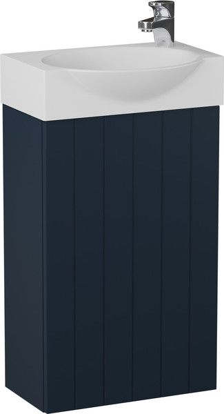 Изображение товара Тумба с умывальником Lauter Из искусственного мрамора Amelia 40 (гранатовый п/мат)