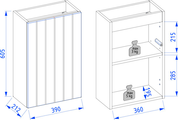 Изображение товара Тумба с умывальником Lauter Из искусственного мрамора Amelia 40 (пудрово-розовый п/мат)