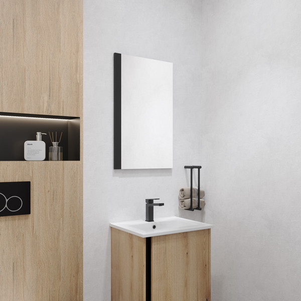 Изображение товара Зеркало Lauter Nika прямоугольное (черный)