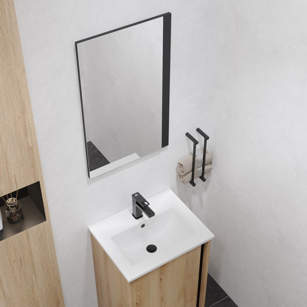 Изображение товара Зеркало Lauter Nika прямоугольное (черный)