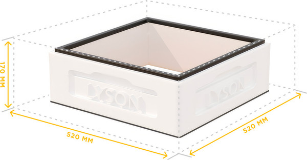 Изображение товара Корпус для улья Lyson Магазин Для 12-рамочного улья 435x145 / W10033 (синий)