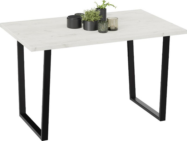 Изображение товара Обеденный стол ТриЯ Даллас тип 1 (черный/дуб крафт белый)