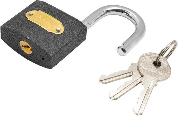 Изображение товара Замок навесной ForceKraft 60 381 / FK-W-Black(FB)50