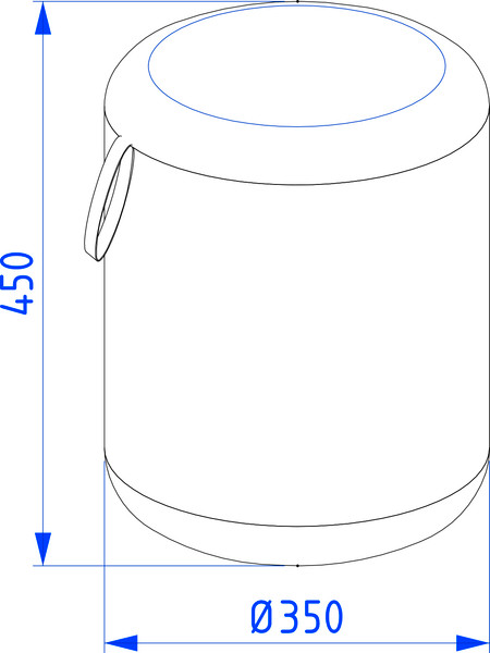 Изображение товара Пуф Lauter Estel (светло-серый)
